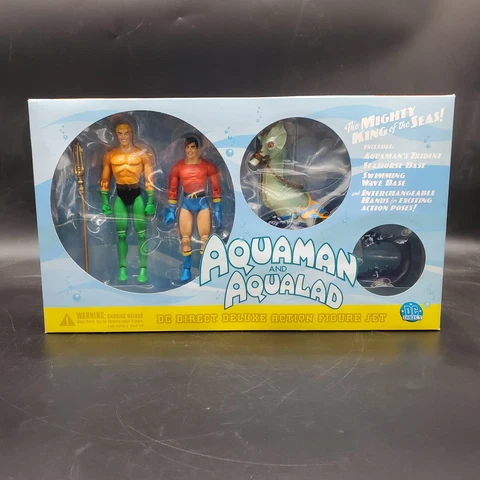 Aquaman And Aqualad DC Direct Deluxe Action Figure Set Cover