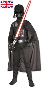 Star Wars Darth Vader Costume Rubie's 5-6 Years Fancy Dress (CLOTH ONLY) - Picture 1 of 7