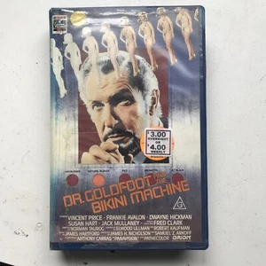 Dr Goldfoot and the Bikini Machine VHS Vincent Price Big Box 1965 Rare VHS - Picture 1 of 9