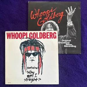 2x EX Lot WHOOPI GOLDBERG Fontaine, Why Am I Straight / Original Broadway Show - Imagen 1 de 5