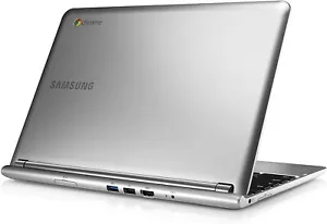 Samsung Chromebook Laptop 11.6" Silver 16GB SSD 2GB RAM Webcam WiFi Chrome OS - Picture 1 of 8