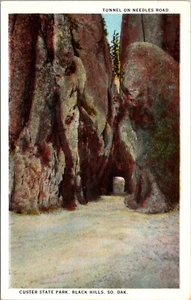 Postal de carretera Custer State Park South Dakota Black Hills Tunnel Needles 27724 - Imagen 1 de 2
