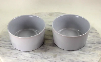 Juego de 2 cuencos de fruta/postre Elama Luxmatte blancos de 4,5" Foto 1 de 4