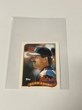 1989 Topps Doubleheader Alan Ashby   **012754