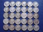 30 Different Mercury Dimes 1916 To 1931-S With The 1921