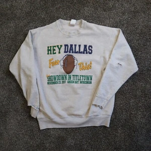 vintage Green Bay Packers Crew Neck Sweater Men's XL 1997 Showdown in Titletown - Picture 1 of 6