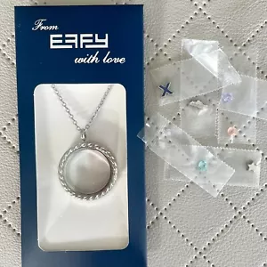 Neu Effy Halskette & Anhänger + 6 Charms Maritim Medaillon Promi Kreuzfahrt - Bild 1 von 3