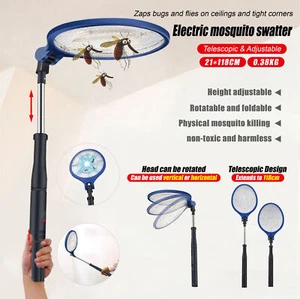 118cm Telescopic & Adjustable Bug Buster Electric Fly Zapper - Picture 1 of 7