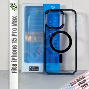 Funda para iPhone 15 Pro Max - Azul Brillante | Magnética | Elegante, Delgada y Segura - Imagen 1 de 17