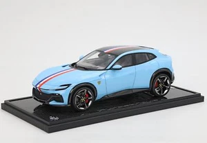 Ferrari Purosangue Carbonio Azzurro La Plata 1:18 BBR con vitrina P18219AL-VET - Imagen 1 de 2