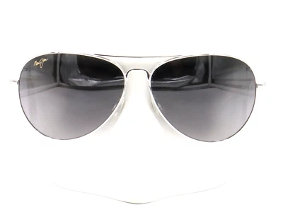 Nuevas gafas de sol Maui Jim plateadas MAVERICKS gris neutro aviador GS264-17 $339 Foto 1 de 4