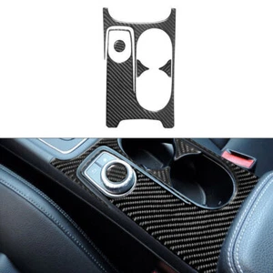 For Mercedes Benz CLA GLA Carbon Fiber Cup Holder Interior Center Cover Trim - Picture 1 of 11