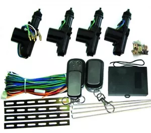 Universal Car Central Locking Kit with Remote Control keyless Entry System - Picture 1 of 1