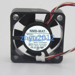 1pc NMB 1404KL-04W-B40 12V 0.10A 3510 3CM 2-wire Double Ball Cooling Fan - Picture 1 of 2