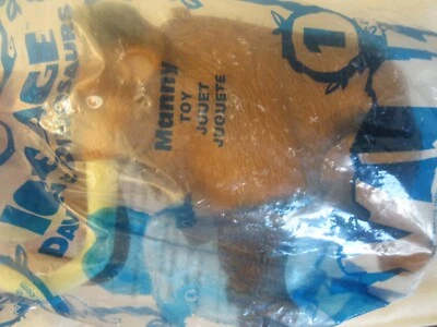 Ice Age Dawn of The Dinosaurs “Manny” Nuevo en Paquete McDonald's 2009 Foto 1 de 2