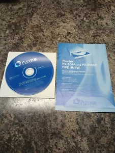 Plextor DVD Writing Software REV 7.01 + Quick Reference Guide For Windows & Mac - Picture 1 of 4