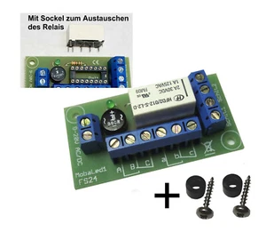 Universal Fernschalter FS24 mit 9-24V Relais bistabil m. 2 Umschalter + 4 Apps - Bild 1 von 3