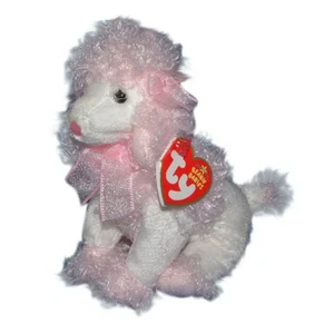 Ty Beanie Baby ❤️ DIVALIGHTFUL THE POODLE 6" Peluche Imbottito Nuovo MWMT - Foto 1 di 1