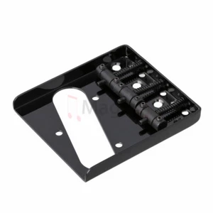 TELE GUITARRA CENICERO PUENTE 3 SILLAS DE MONTAR ESTILO VINTAGE Negra - Imagen 1 de 4