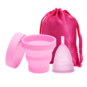 Silicone Menstrual Cup Hygiene Menstrual Discs Period Cups  Replacement Copa