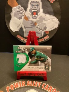 2021 Topps Jesus Luzardo Material Worn Patch No.MLM-JL Athletics - Picture 1 of 2