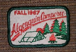 Algonquin District Scout Camporee Stoffabzeichen 1967 BSA PFADFINDER VON AMERIKA - Bild 1 von 1
