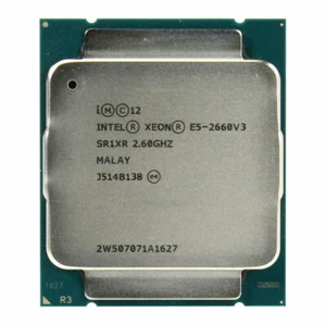 Intel Xeon E5-2660V3 CPU 10-Core 2.6GHz SR1XR 25MB 105W LGA 2011-3 Processor - Picture 1 of 1