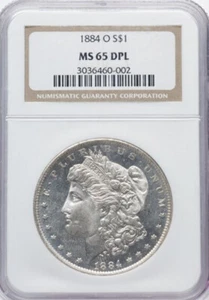 Morgan Dollar 1884-O, NGC MS-65 Deep Mirror Proof-Like! Abosolutely Amazing!!! - Picture 1 of 2