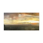 Windmill Stormy Sunset 20x10 Canvas Wrap Print Natural Colorado Landscape Photo
