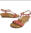 Vionic Martinique Orthotic Pink Leather Strappy Sandals 11