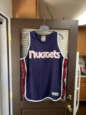 Vintage RARE Denver Nuggets HWC Hardwood Classics NBA Basketball ABA Jersey Cover