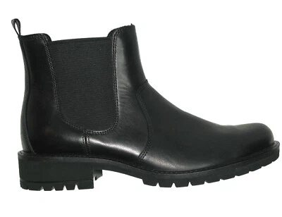 NEW ECCO Elaina Black Leather Chelsea Boots Women USA Sz 9-9.5 M EUR 40 - Image 1 of 4