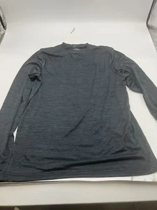 GALAXY BY HARVIC PULLOVER HEATHER KNIT SHIRT MEN'S - SIZE: S - BLACK - Picture 1 of 3