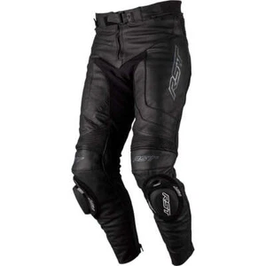 RST S1 CE Ladies Motorcycle Motorbike Leather Trousers Black / Black - Picture 1 of 5