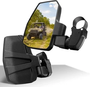 UTV Side Mirrors,You No Longer Need to Adjust by 8.5"*5.3", black  - Picture 1 of 9