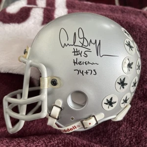 Archie Griffin Signed Ohio State Buckeyes Minihelmet JSA Heisman 1974 & 1975 - Picture 1 of 8