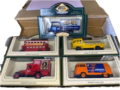 Lledo Collectors Set Of 5 Inc Rare Collectors Club Forensic Steam Wagon - Image 1 of 4