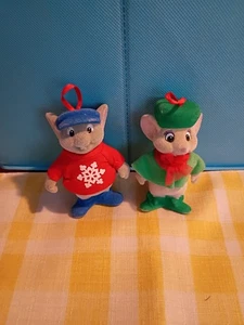 Die Retter "Bianca und Bernhard" beflockter Weihnachtsschmuck - bezaubernd1 - Bild 1 von 4