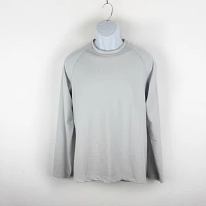 MUSTO Evolution Mens Size Medium Long Sleeve Gray Shirt With UPF 50 - Picture 1 of 19
