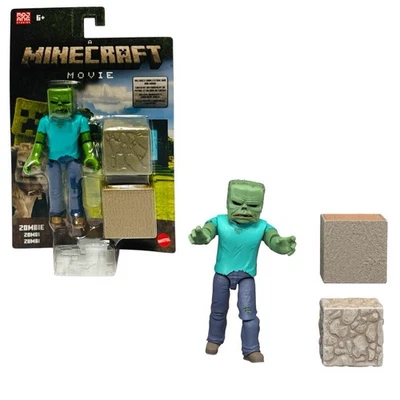 Minecraft Movie Toys Zombie Action Figure Mattel 2025 - Image 1 of 4