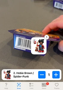 IN-HAND Lego Spider-Man Spider-Verse CMF 71050 Minifiguren: Hobie Brown Spider-Punk - Bild 1 von 2