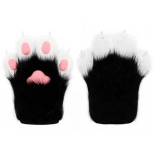 Fursuit Beast Assembly Plush Meow Meow Claw Fox Claw Gloves Cosplay Epoxy Nails - Picture 1 of 32