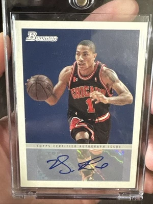 Autógrafos Bowman '48 2009-10 Derrick Rose #48A-DR Auto Bulls RARO 🔥🔥 Foto 1 de 2
