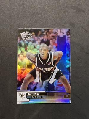 Press Pass Chris Paul Rookie Rainbow Holo 2005 lámina de plata/100 soles Foto 1 de 4