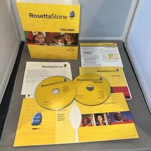 2L Rosetta Stone Italian Totale Level 1 W/ Box Mac / Windows No Codes - Picture 1 of 7