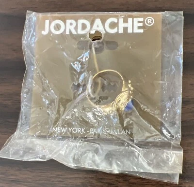 Anillo JORDACHE VINTAGE TONO DORADO BRILLANTE Azul Real Nuevo de Lote Antiguo Y2K Núcleo de Casa Años 80-90 Foto 1 de 4