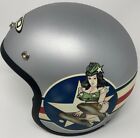 Motorcycle helmet jet helmet helmet DMD vintage B52 Army style pin-up ECE tested 22.05