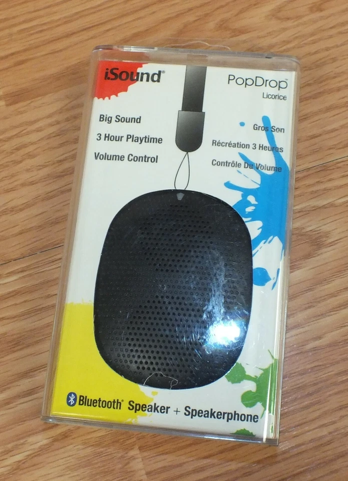 iSound (6344) PopDrop Big Sound Wireless Speaker w/ Volume Control **NEW**  - Image 1 of 4