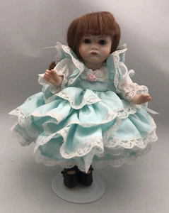 Vintage handgefertigte 8" Biskuit Puppe, Vernon Seeley SFBJ 252 Reproduktion Kopf Schmollmund - Bild 1 von 24