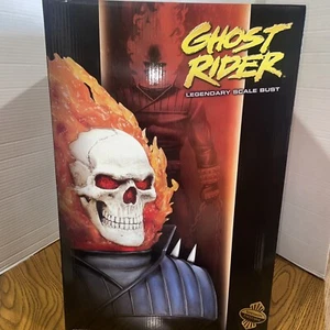 Ghost Rider Legendary Scale Bust Sideshow Exclusive Lights Up Marvel 36/200 - Bild 1 von 12